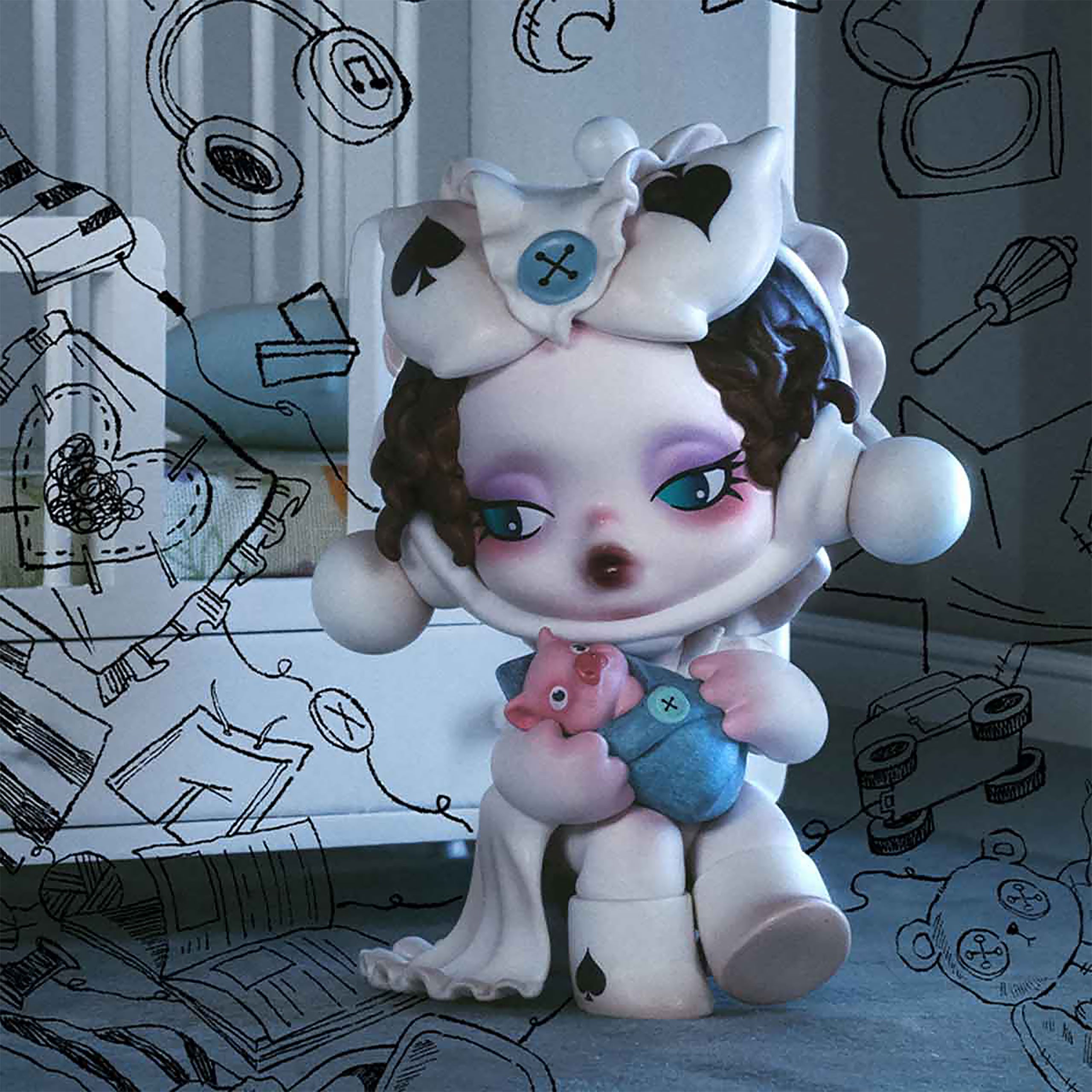 Immagine del prodotto Skullpanda - Figura Mystery POP MART Everyday Wonderland