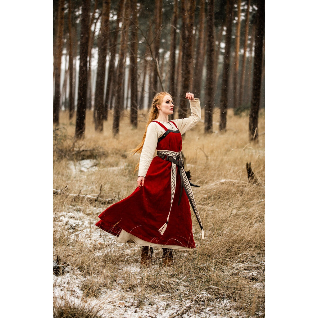 Immagine del prodotto Sopravveste vichinga medievale Alena rossa