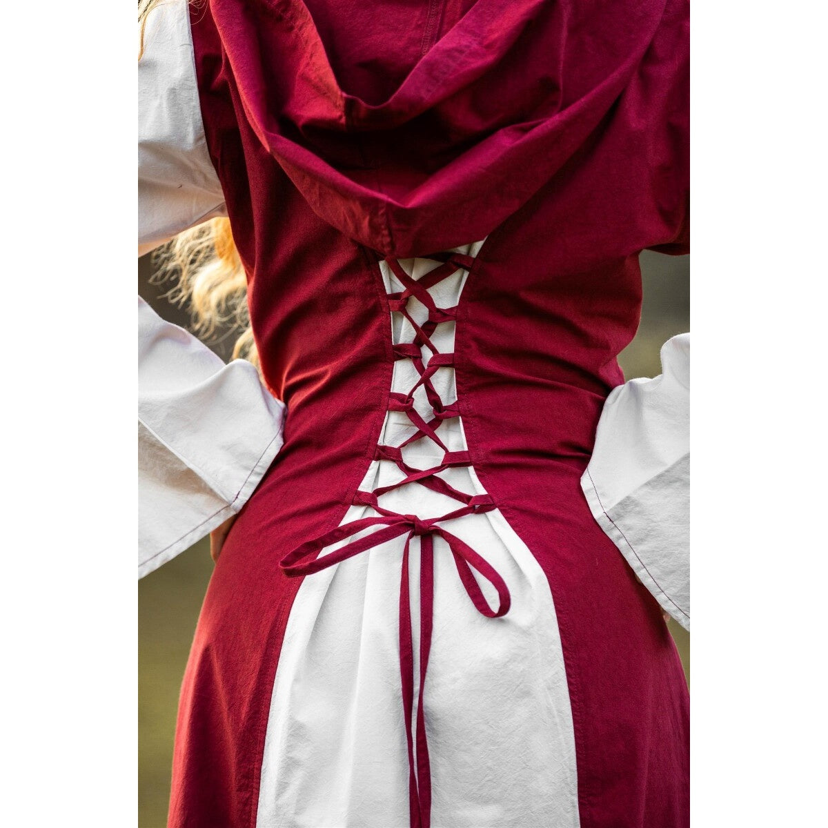 Immagine del prodotto Abito medievale Genefe rosso-beige