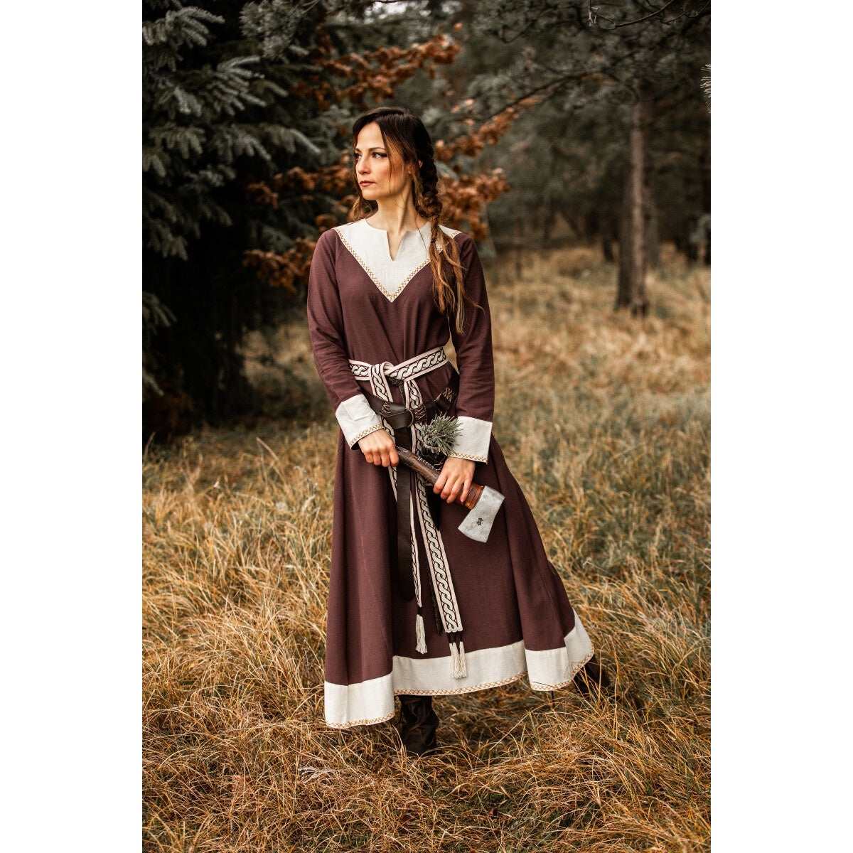 Immagine del prodotto Abito medievale Jorunn marrone-beige