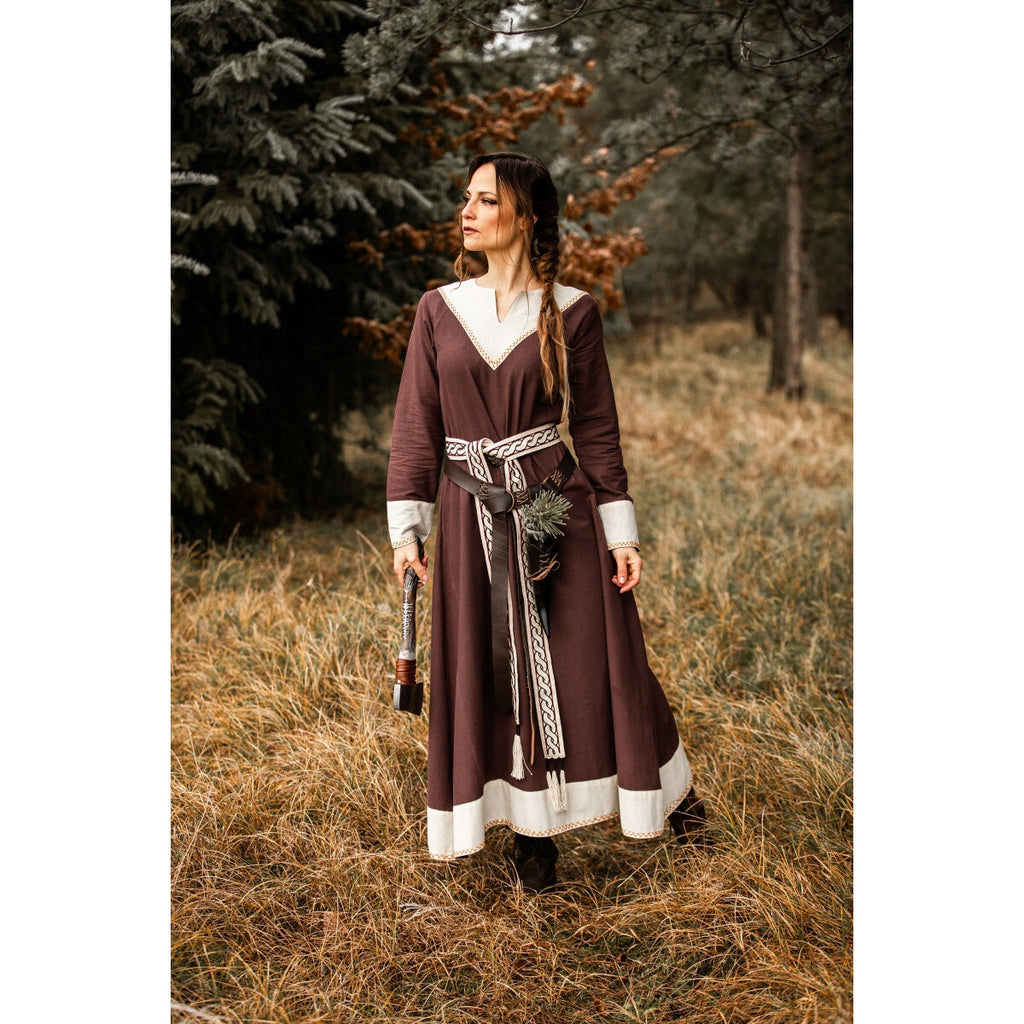 Immagine del prodotto Abito medievale Jorunn marrone-beige