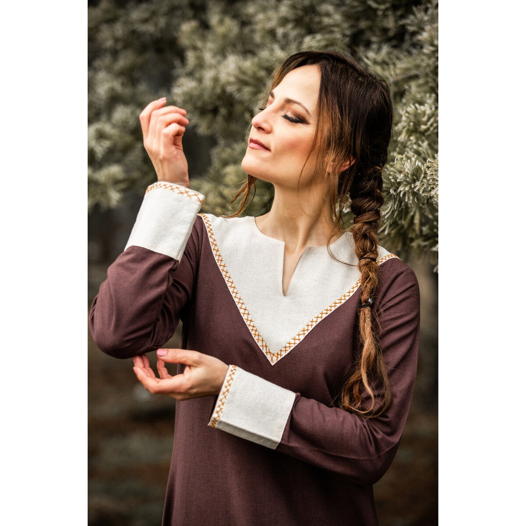 Immagine del prodotto Abito medievale Jorunn marrone-beige