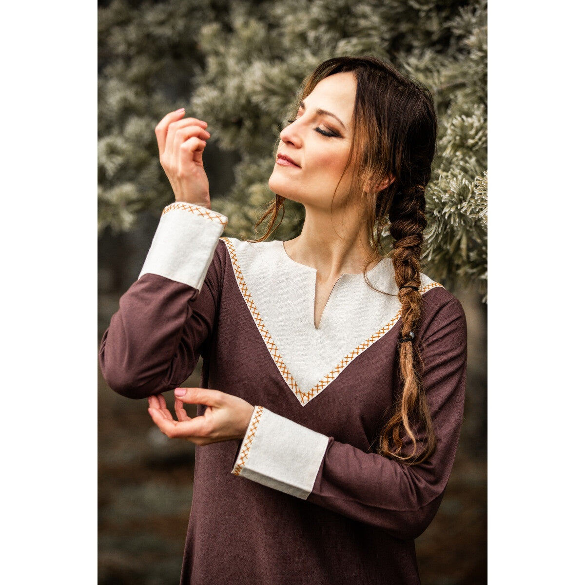 Immagine del prodotto Abito medievale Jorunn marrone-beige
