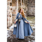Immagine del prodotto Mantello medievale con cappuccio Mila blu colomba