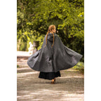 Immagine del prodotto Mantello medievale da donna Heidi grigio