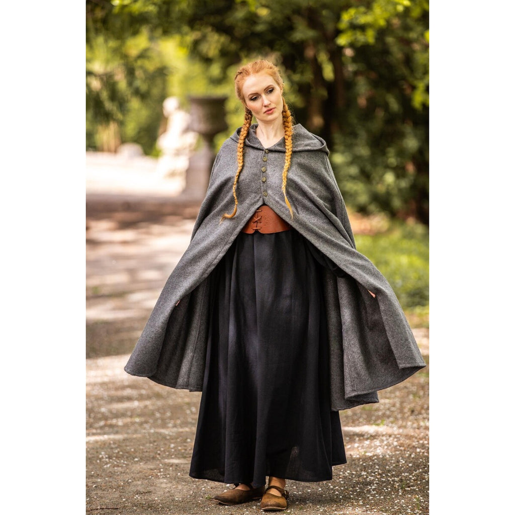 Immagine del prodotto Mantello medievale da donna Heidi grigio
