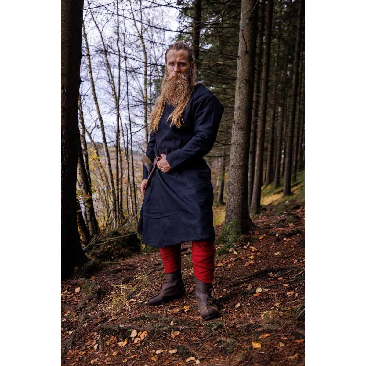 Product image Medieval Wool Tunic Coat Balder black