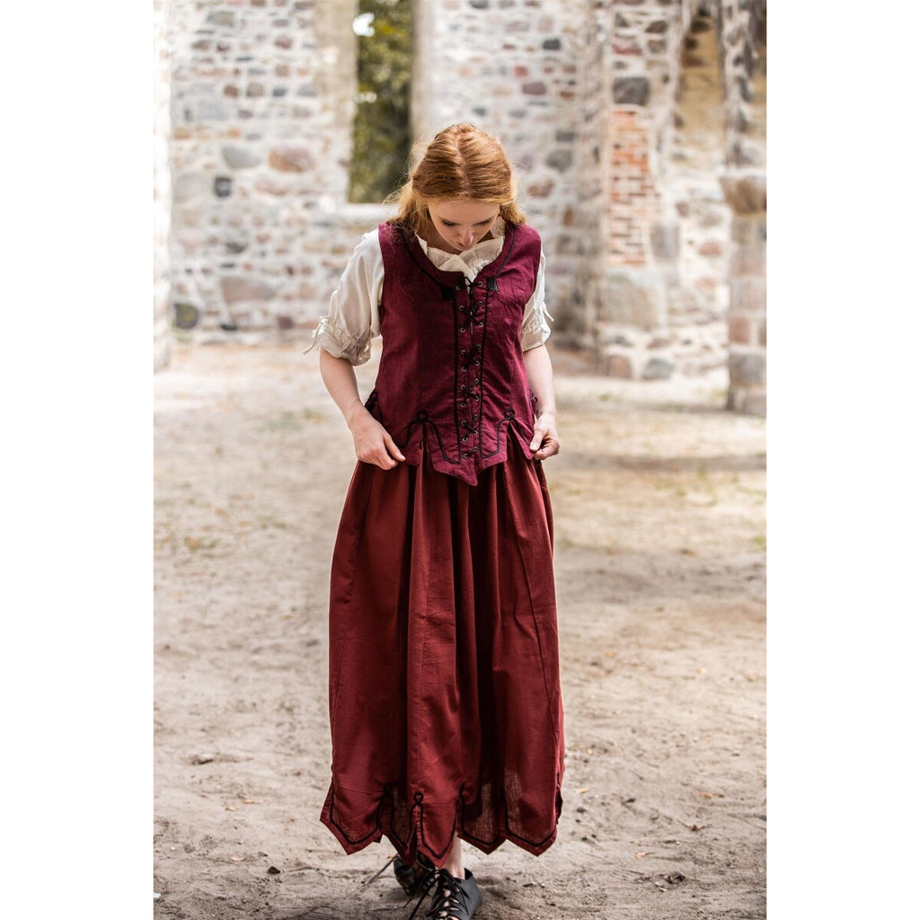 Immagine del prodotto Gilet corsetto medievale Selma rosso