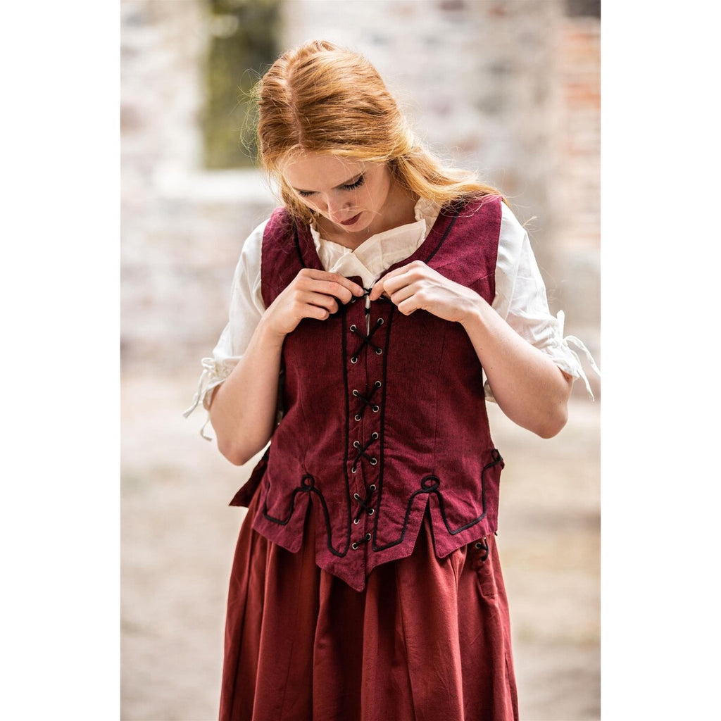 Immagine del prodotto Gilet corsetto medievale Selma rosso