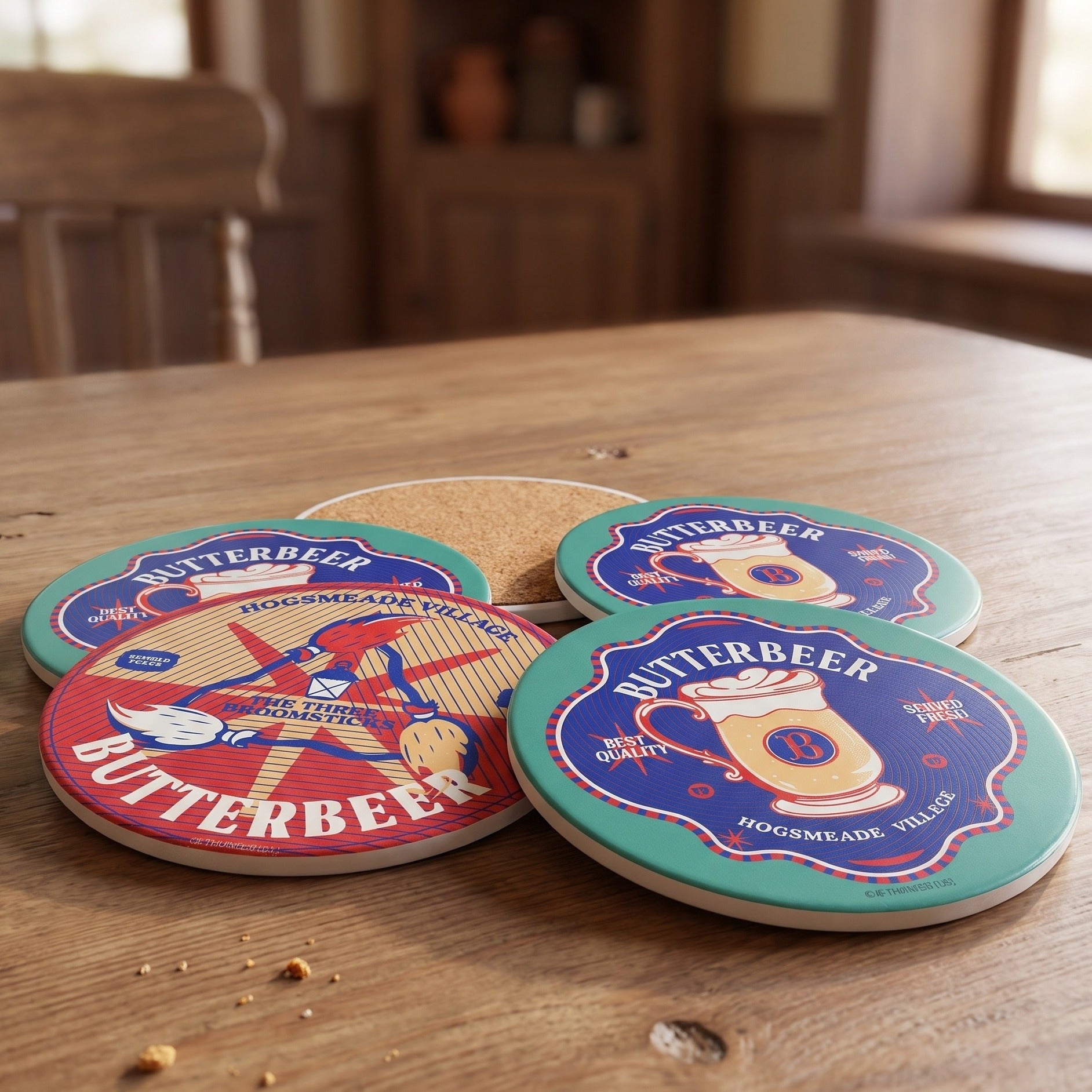 Immagine del prodotto Harry Potter - Sottobicchieri Burrobirra set da 4