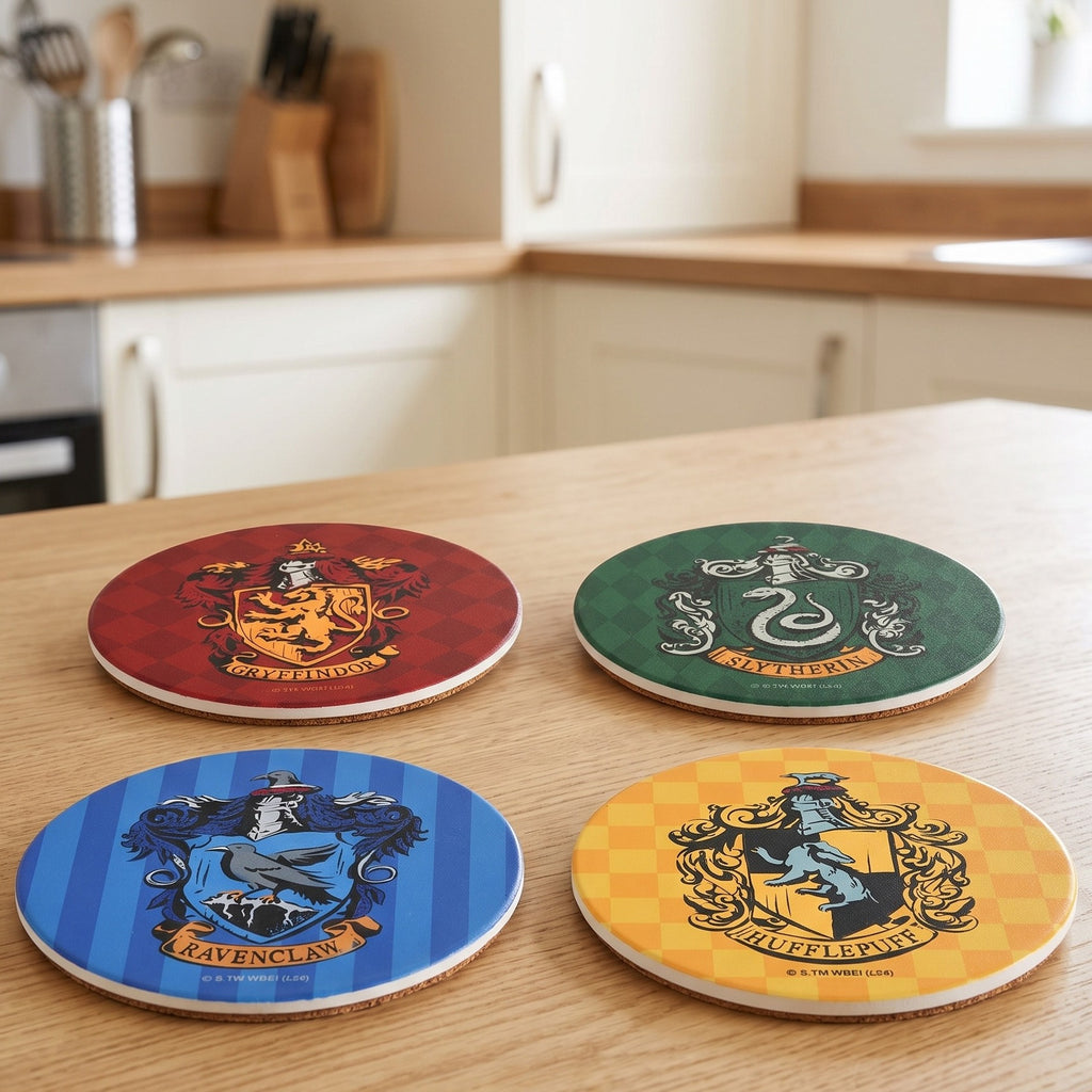 Immagine del prodotto Harry Potter - Sottobicchieri Stemmi delle Case set da 4