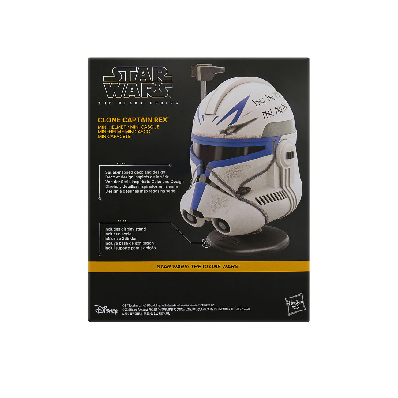 Immagine del prodotto Star Wars - Replica mini elmo Captain Rex su base