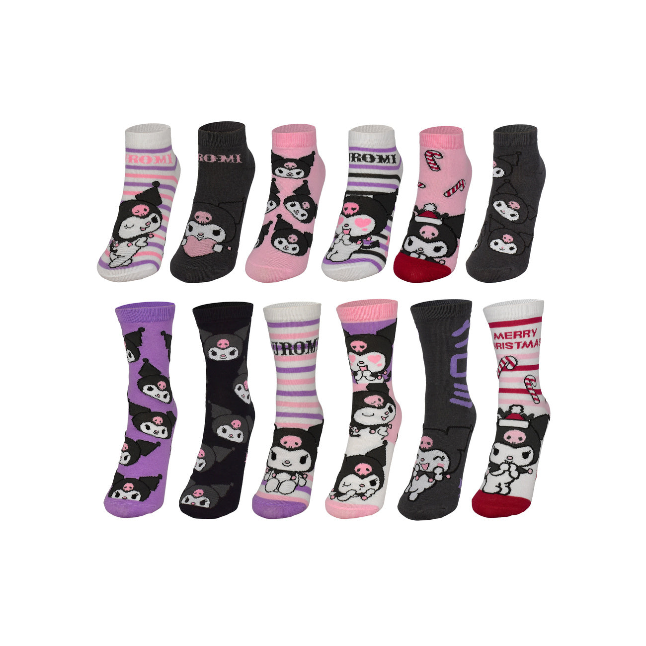 Immagine del prodotto Hello Kitty - Calendario dell’Avvento con calzini Kuromi