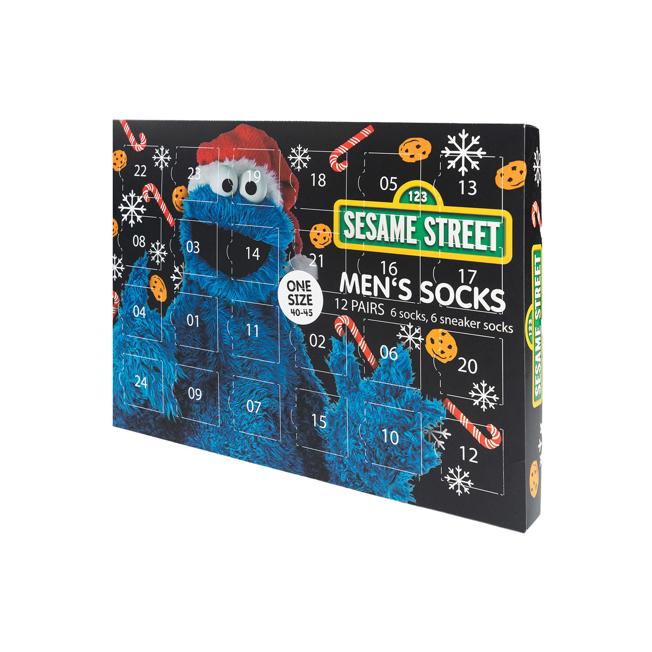 Immagine del prodotto Sesamo Street - Calendario dell’Avvento Calzini Cookie Monster