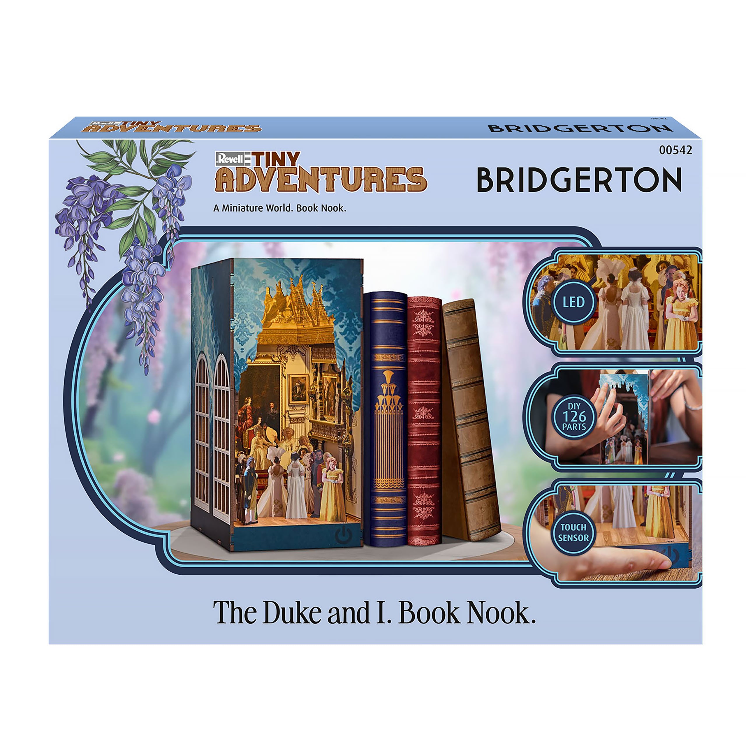 Immagine del prodotto Bridgerton - The Duke and I Book Nook Kit Modello in Legno