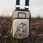 Immagine del prodotto Alice nel Paese delle Meraviglie - Borsa a tracolla floreale con portafoglio