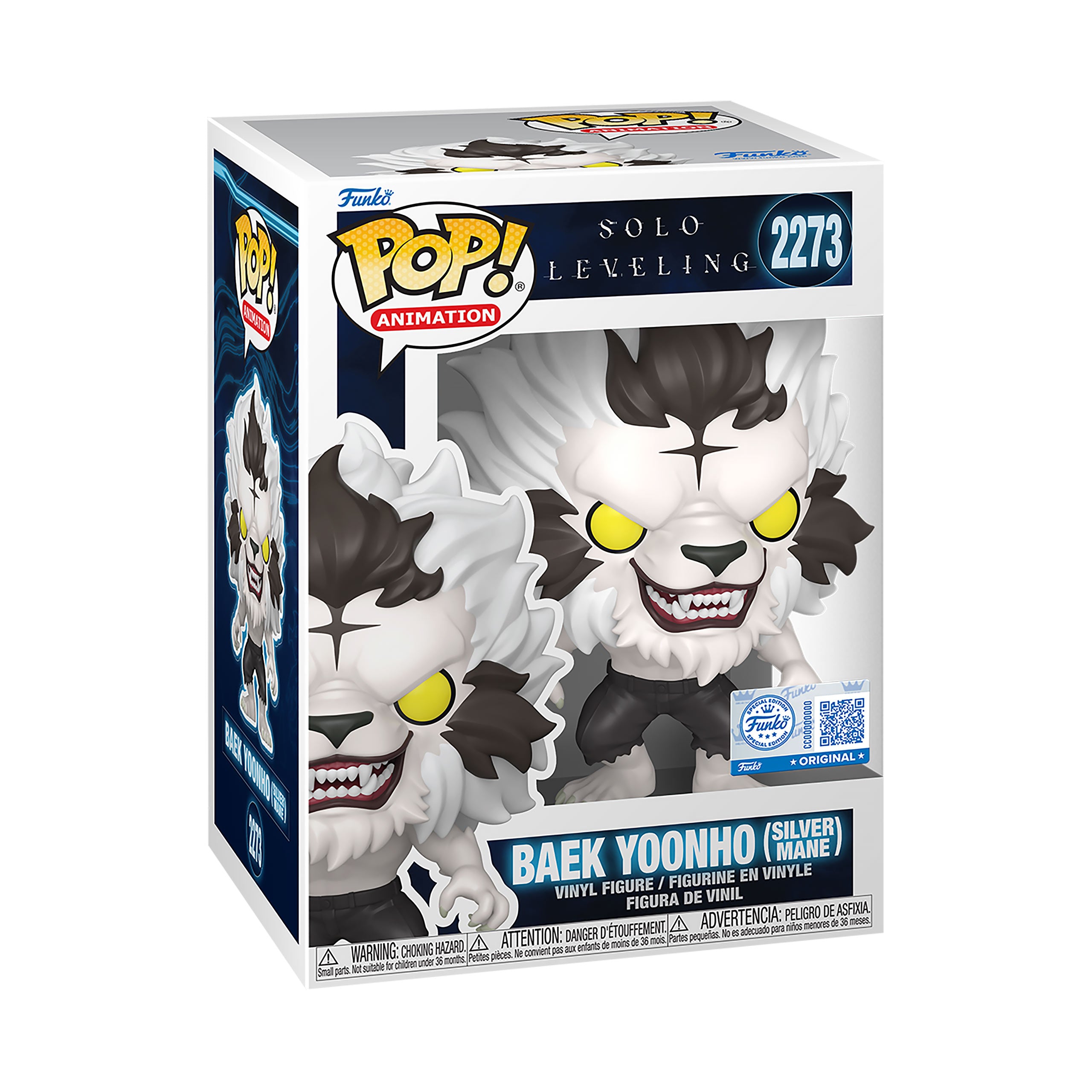 Immagine del prodotto Solo Leveling - Baek Yoonho (Silvermane) figura Funko Pop!