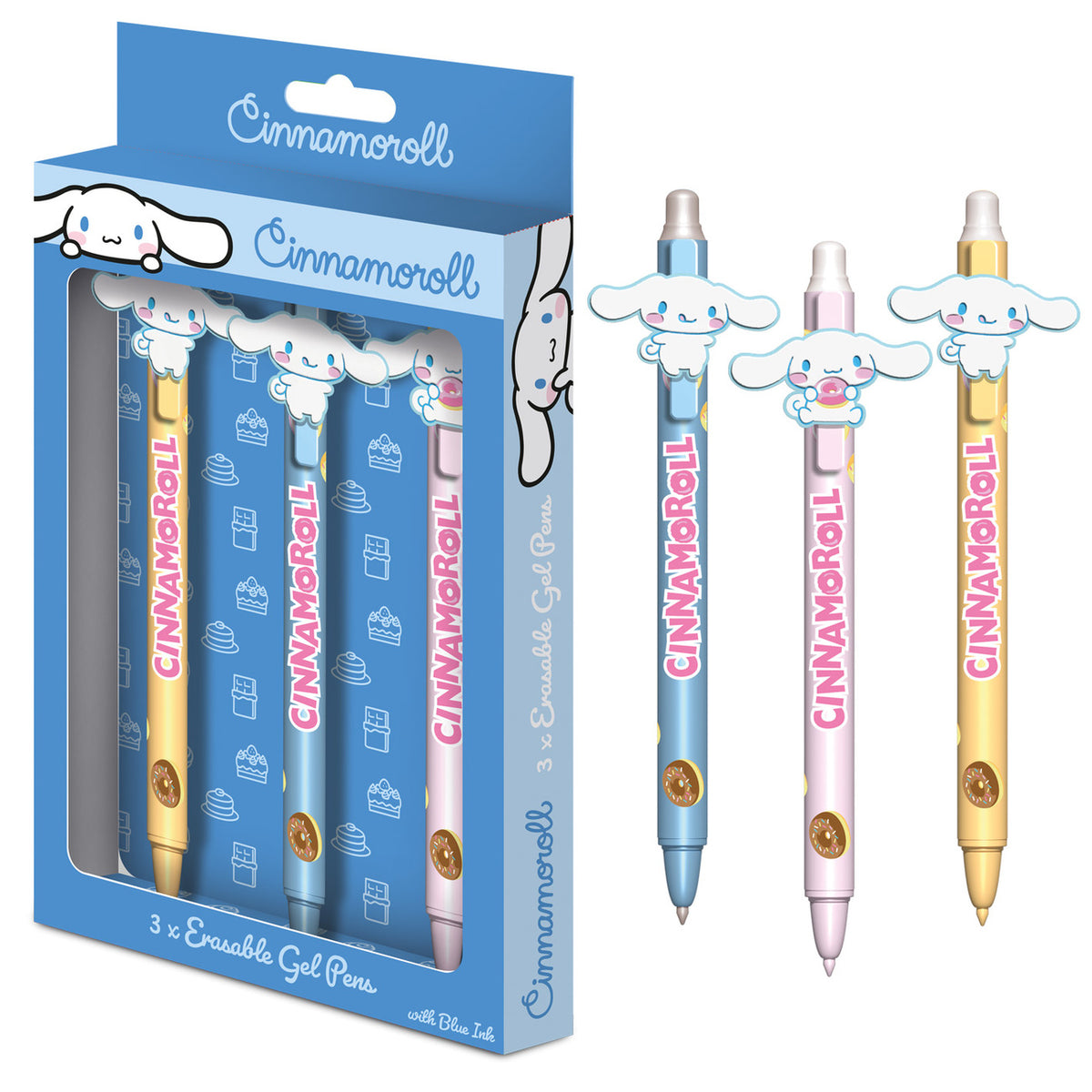 Immagine del prodotto Hello Kitty & Friends - Set di 3 penne gel Cinnamoroll