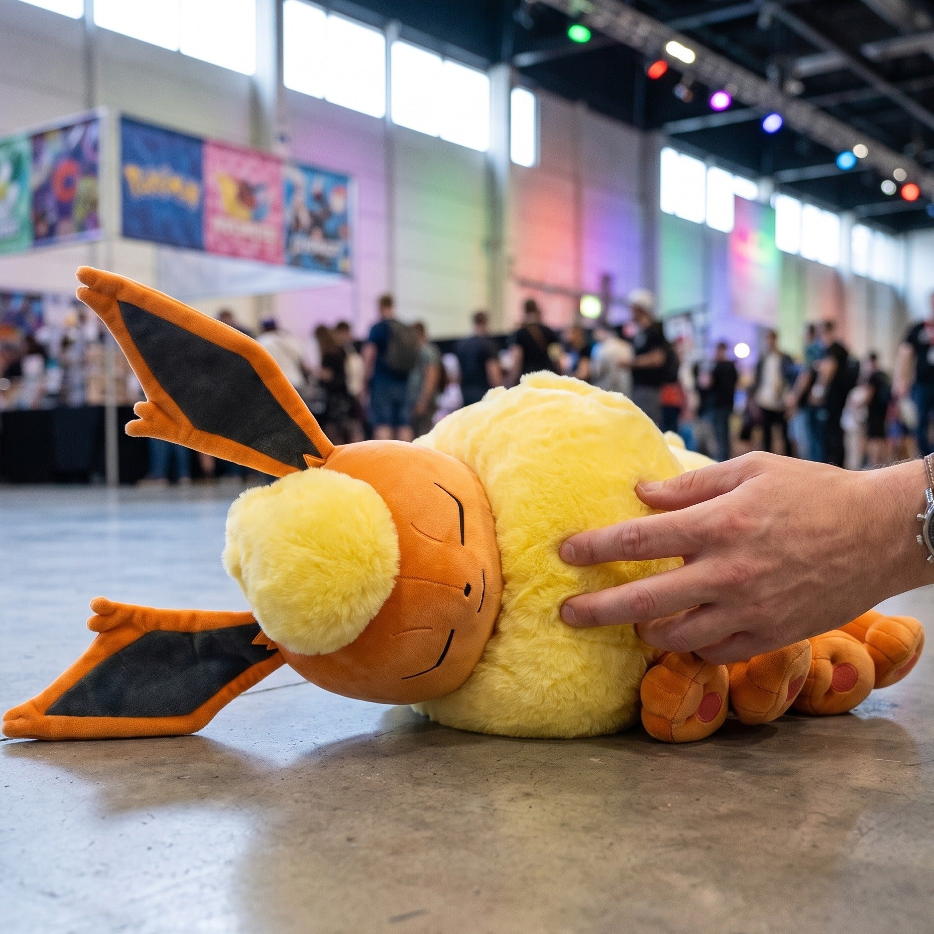 Immagine del prodotto Pokémon - Peluche Flamara Addormentato