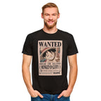 Immagine del prodotto One Piece - T-shirt Luffy Wanted nera