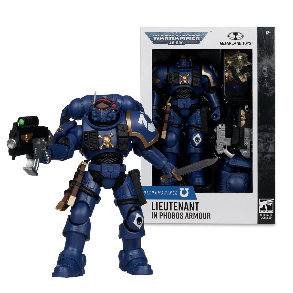 Immagine del prodotto Warhammer 40k - Tenente in armatura Phobos (Ultramarines) Action figure 18cm