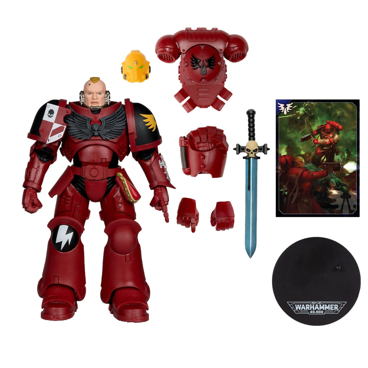 Immagine del prodotto Warhammer 40k - Sergente Assault Intercessor (Blood Angel) Action figure 18 cm