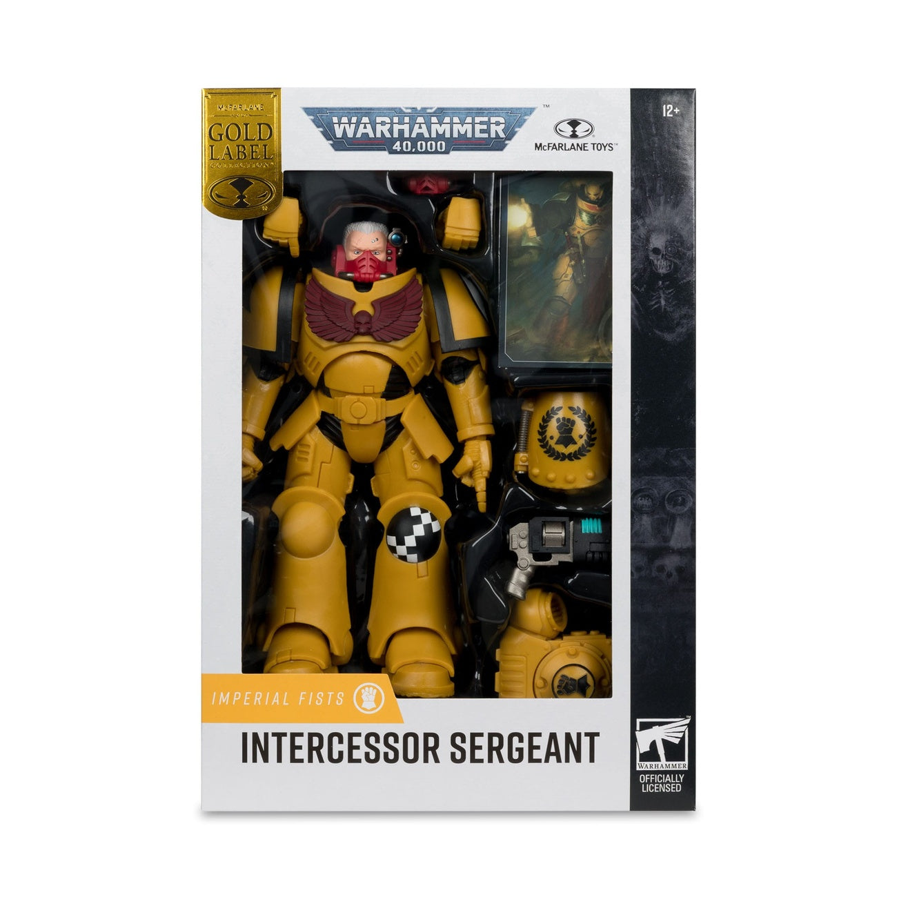 Immagine del prodotto Warhammer 40k - Intercessor Sergeant (Imperial Fist) (Gold Label) action figure 18 cm