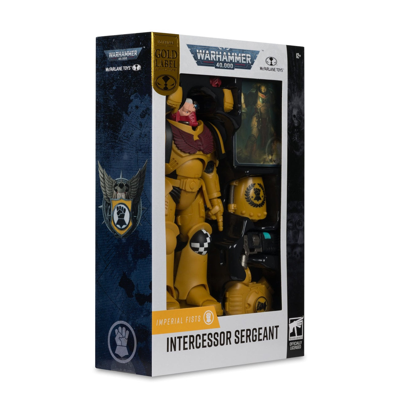 Immagine del prodotto Warhammer 40k - Intercessor Sergeant (Imperial Fist) (Gold Label) action figure 18 cm