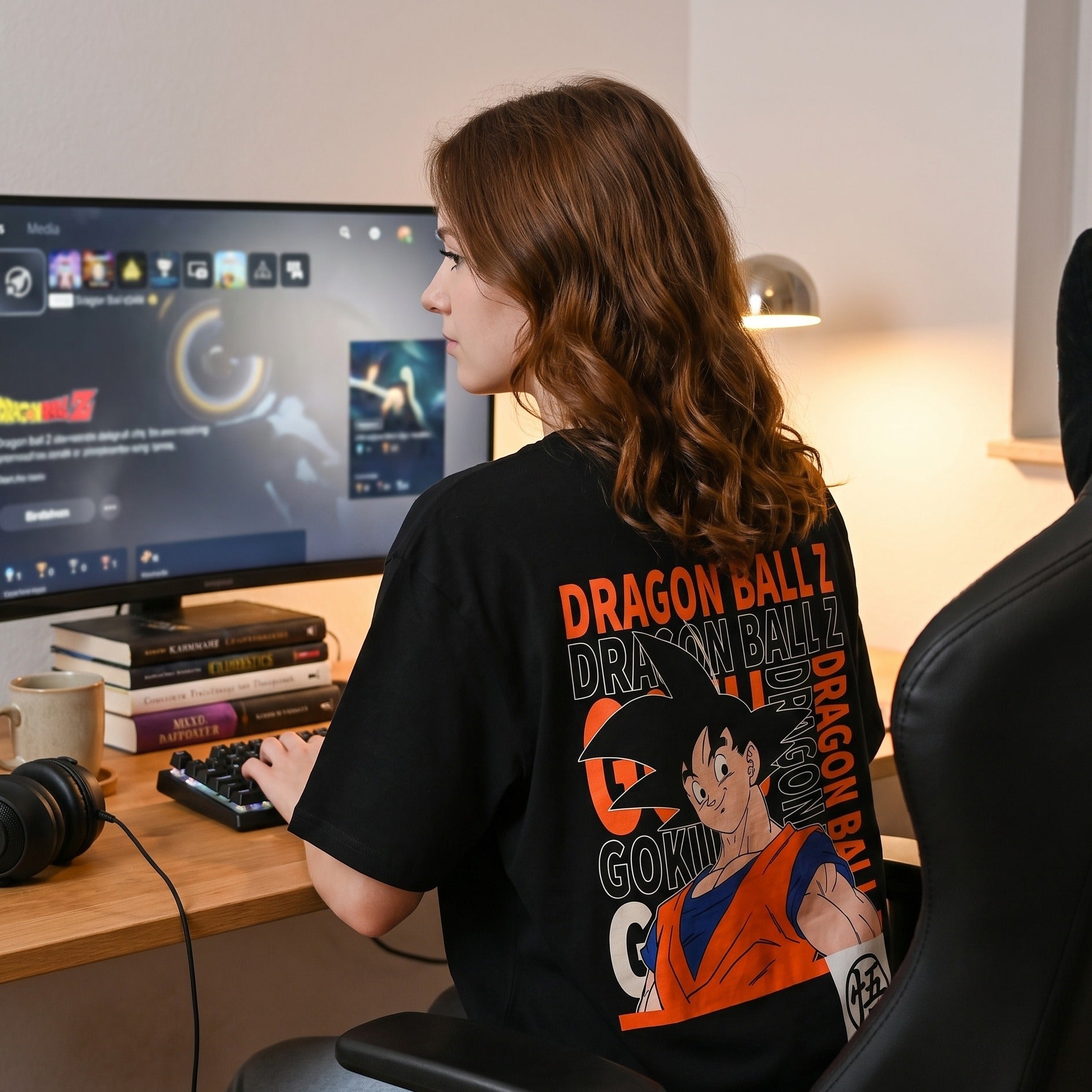 Immagine del prodotto Dragon Ball Z - T-shirt oversize Goku nera