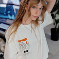 Immagine del prodotto One Piece - T-shirt oversize Buggy bianca