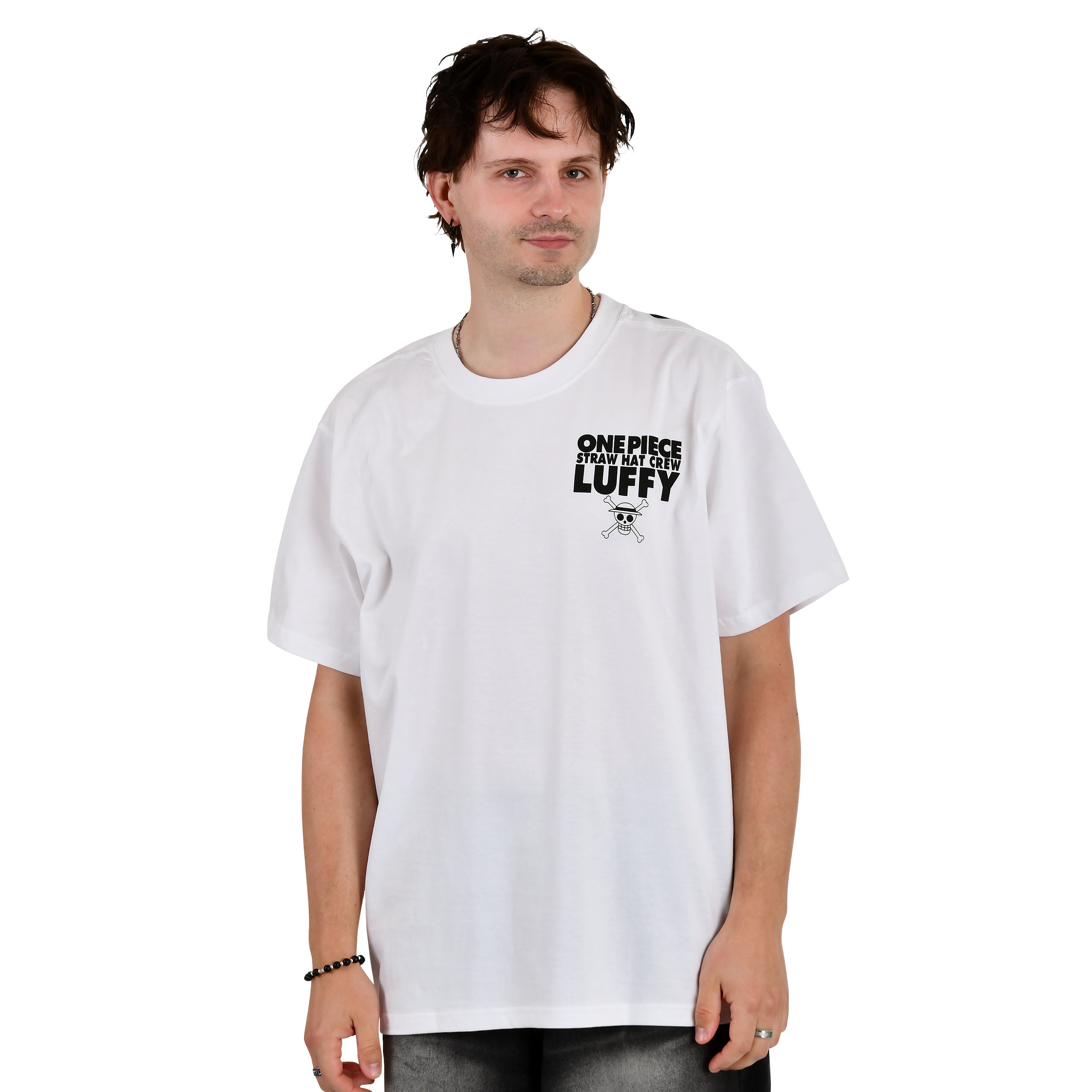 Immagine del prodotto One Piece - T-shirt oversize Luffy bianca