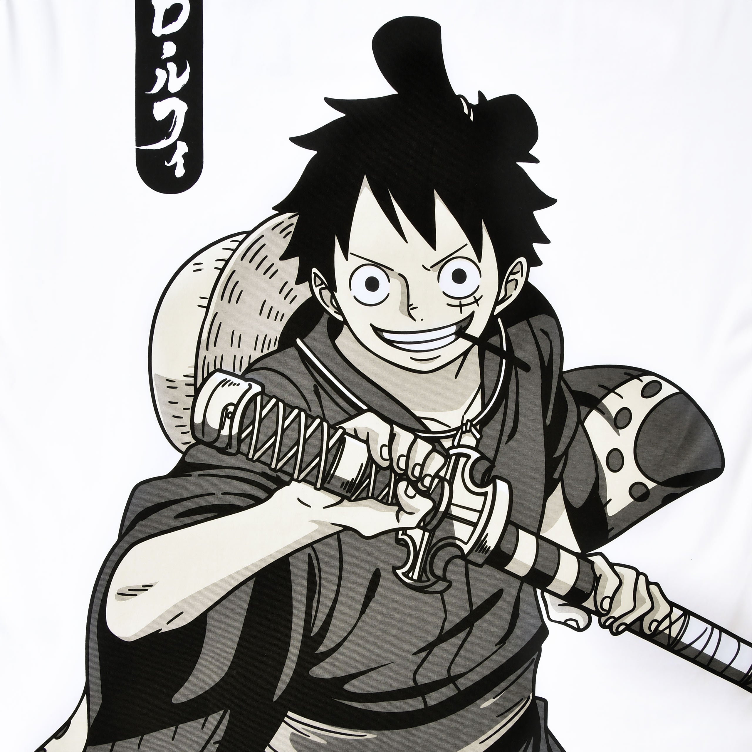Immagine del prodotto One Piece - T-shirt oversize Luffy bianca
