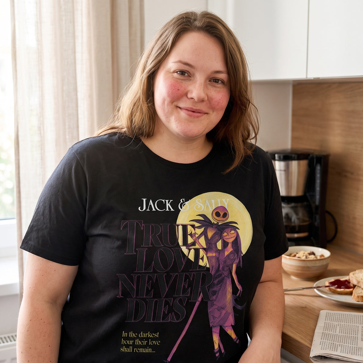 Immagine del prodotto Nightmare Before Christmas - T-shirt True Love Never Dies nera