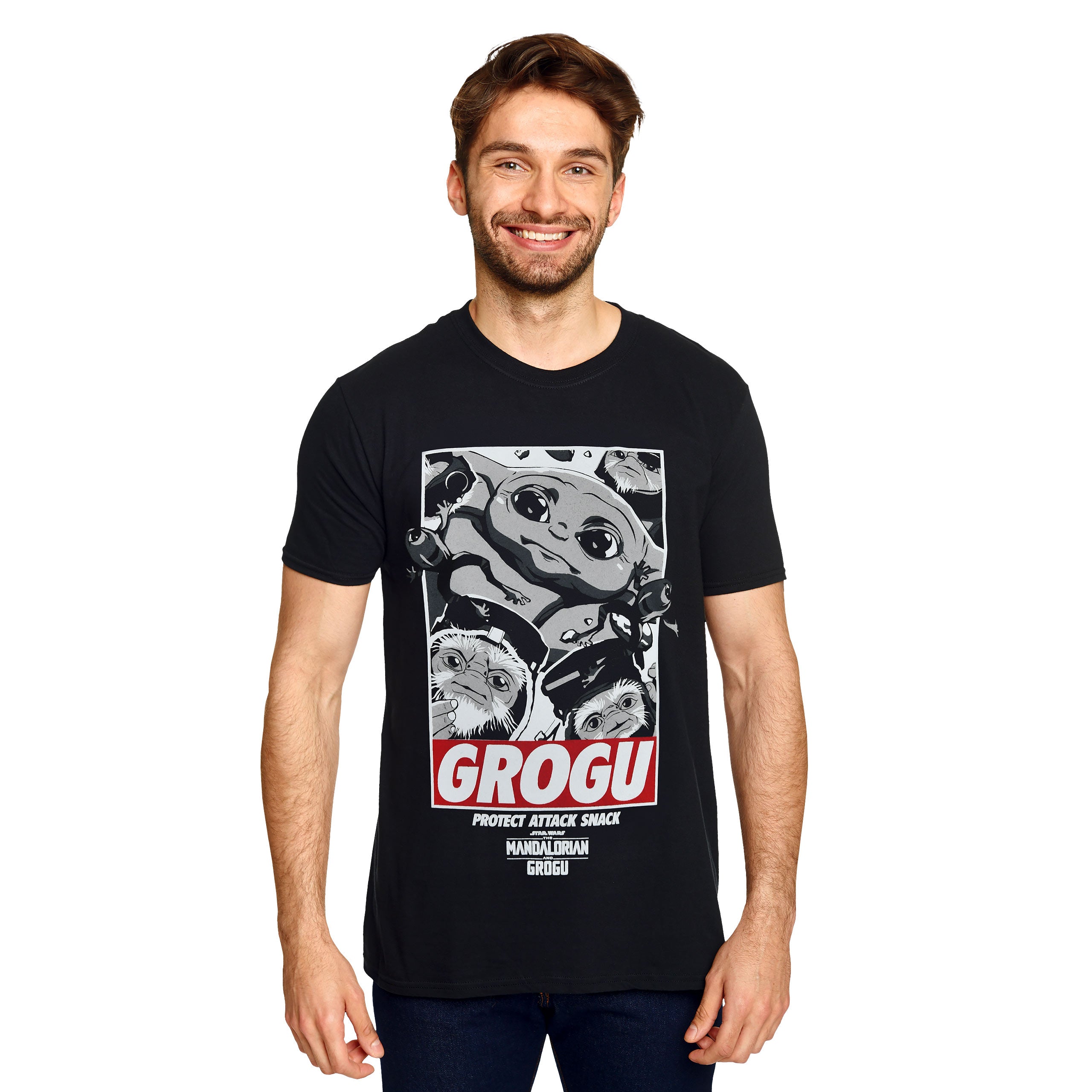 Immagine del prodotto T-shirt Grogu Protect Attack Snack - Star Wars The Mandalorian