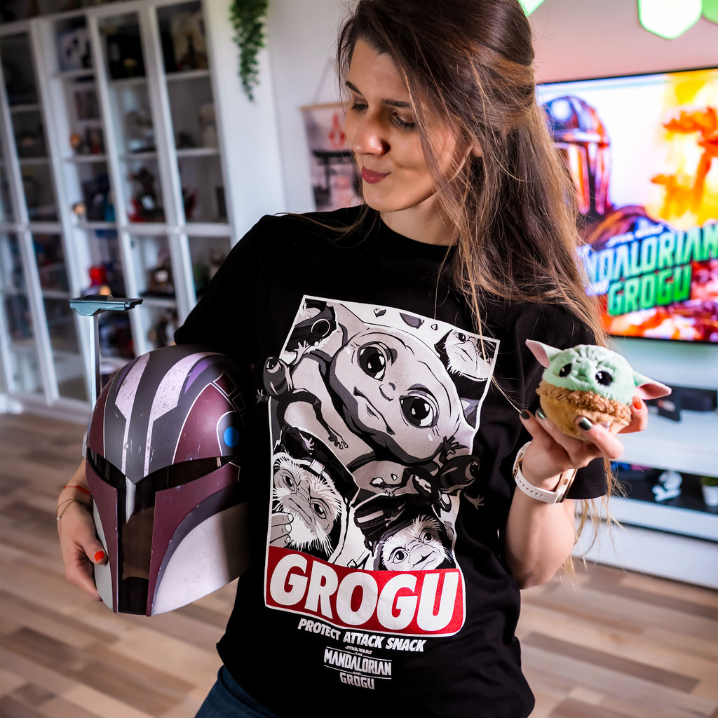 Immagine del prodotto T-shirt Grogu Protect Attack Snack - Star Wars The Mandalorian