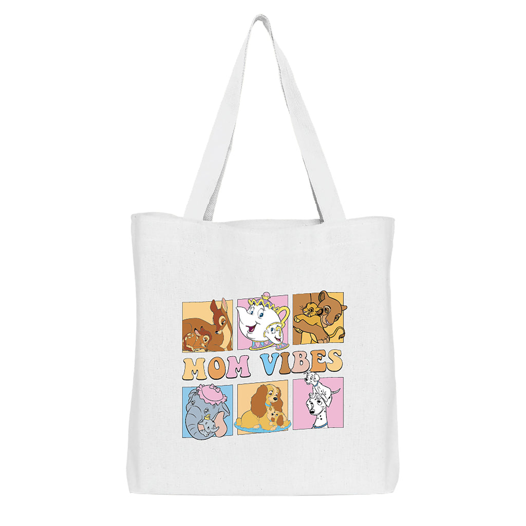 Immagine del prodotto Mom Vibes - Borsa di tela Disney bianca
