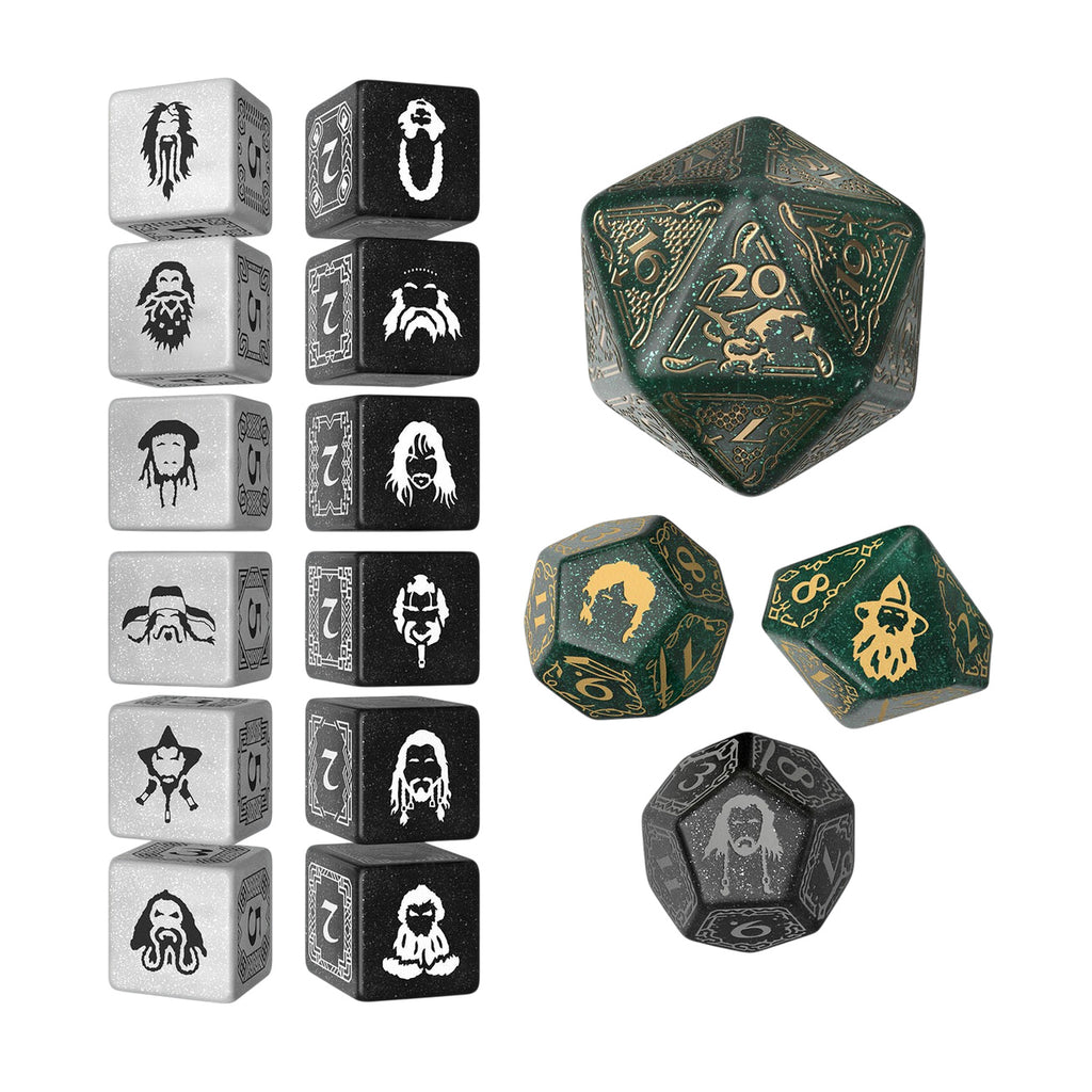 Product image The Hobbit - Verdant Grove TCG Dice Set 16 pcs