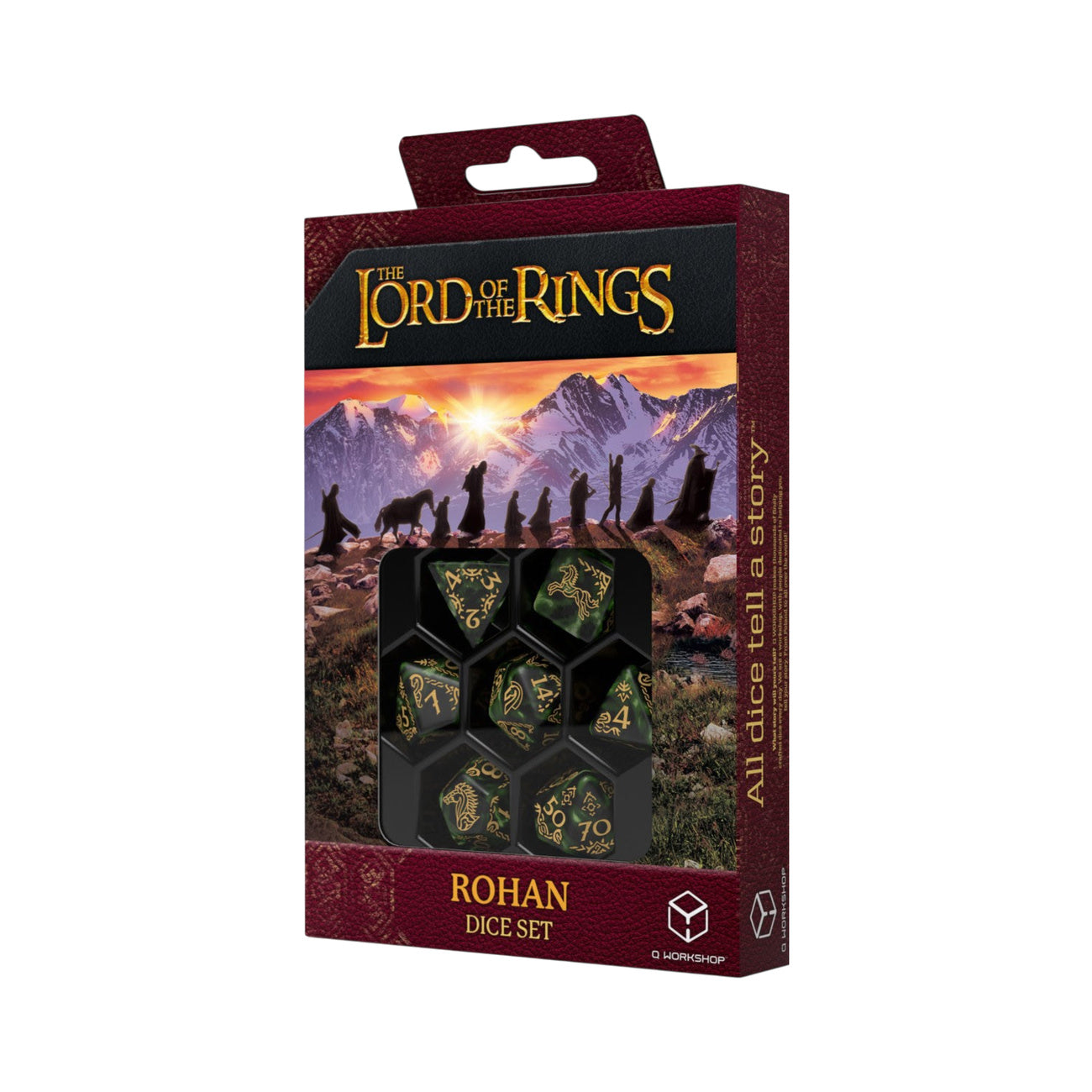 Immagine del prodotto Il Signore degli Anelli - Set di dadi GDR Rohan (7 pezzi)