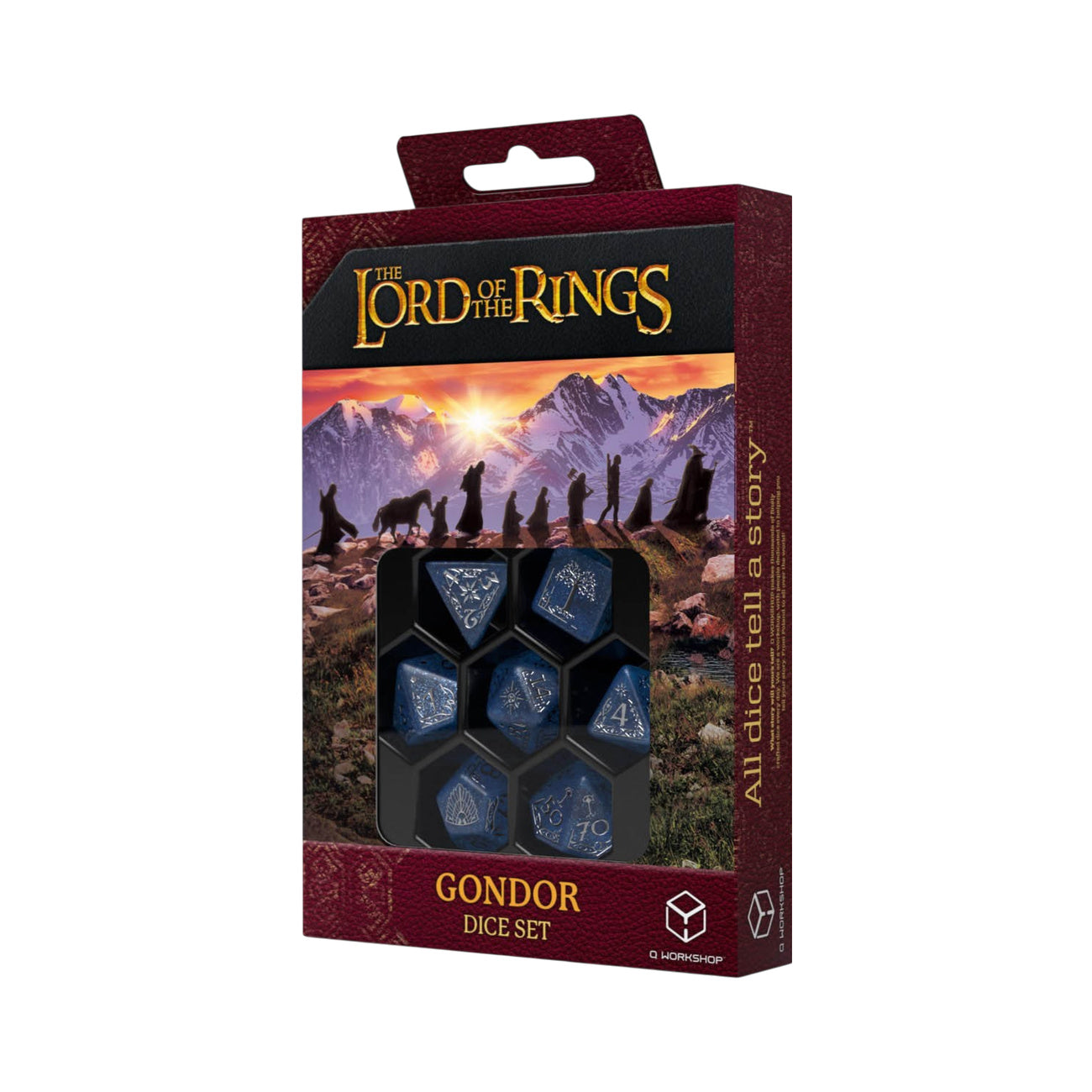 Immagine del prodotto Il Signore degli Anelli - Set di dadi GdR Gondor (7 pz)