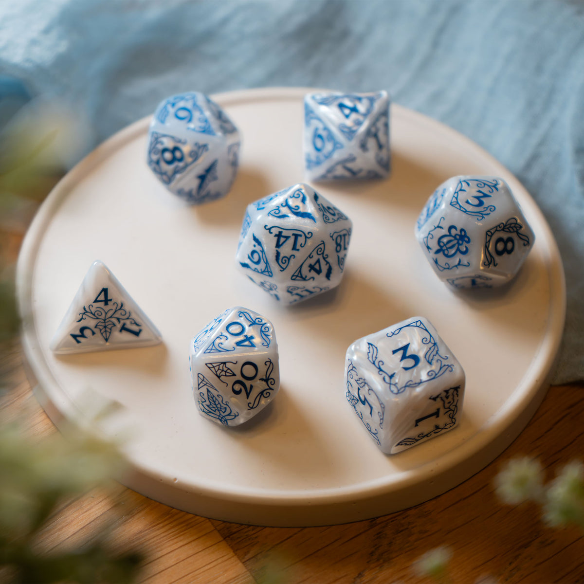 Immagine del prodotto Il Signore degli Anelli - Set di dadi RPG Rivendell da 7 pezzi