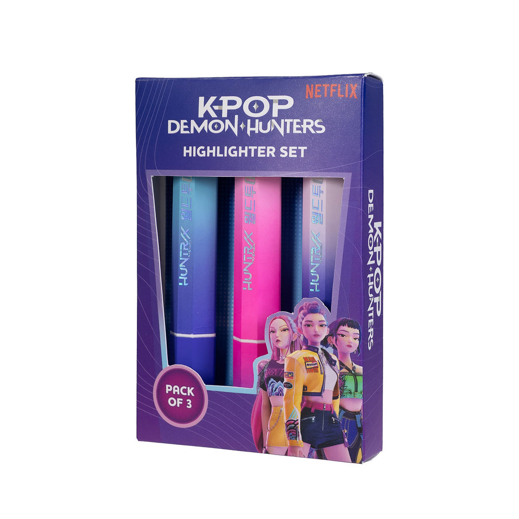 Immagine del prodotto KPop Demon Hunters - Set di 3 evidenziatori Huntrix