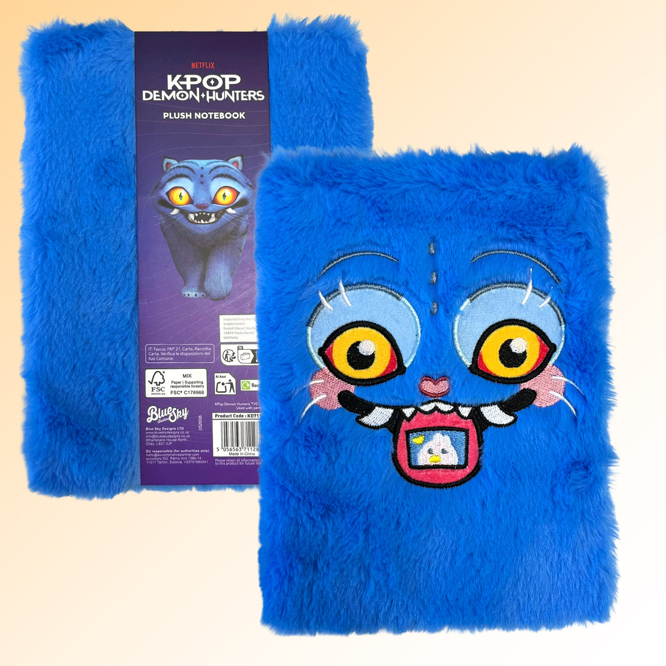 Immagine del prodotto KPop Demon Hunters - Quaderno peluche Derpy