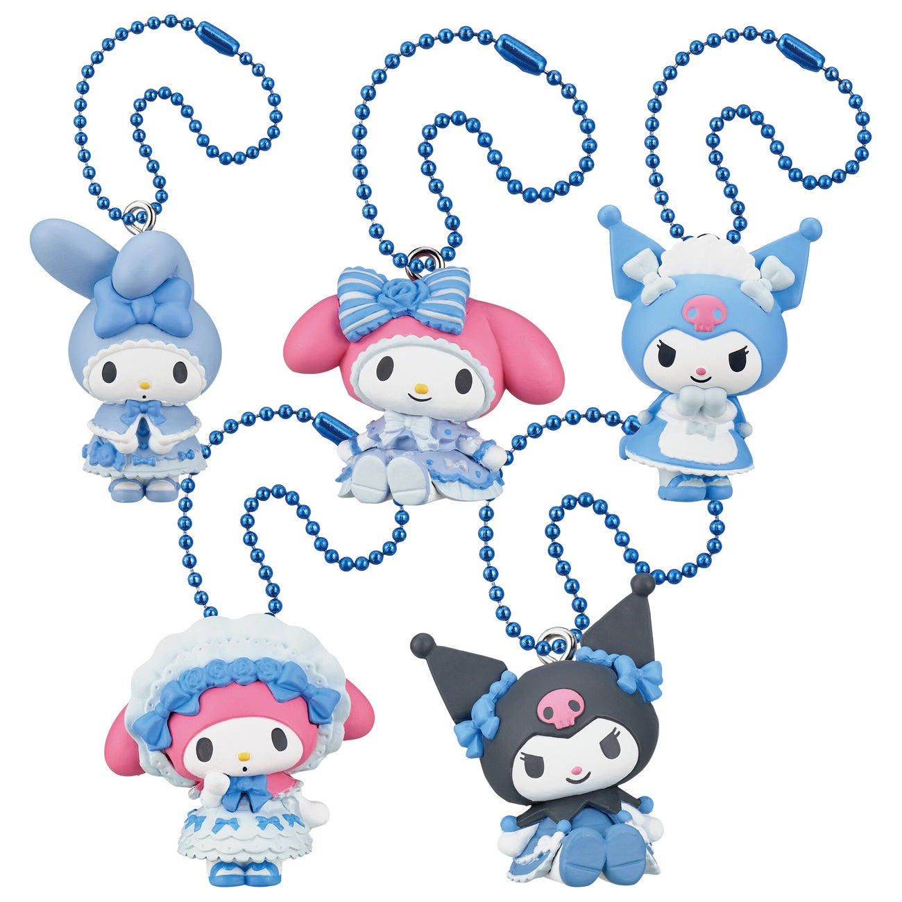 Immagine del prodotto Sanrio - Portachiavi Mystery Twinchees My Melody e Kuromi Sweet Lolita