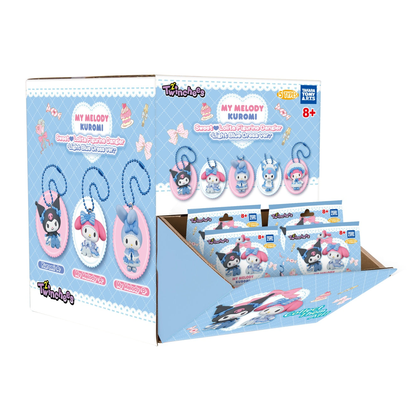 Immagine del prodotto Sanrio - Portachiavi Mystery Twinchees My Melody e Kuromi Sweet Lolita