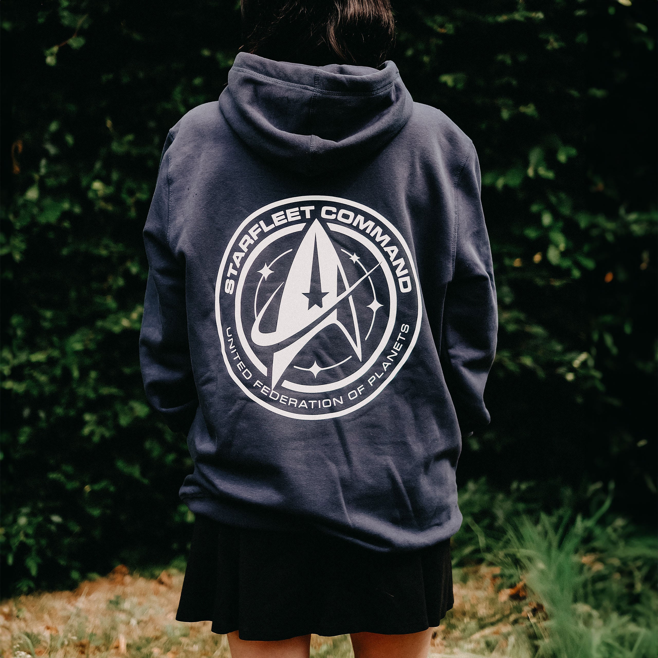 Immagine del prodotto Star Trek - Felpa con Cappuccio Starfleet Command Blu