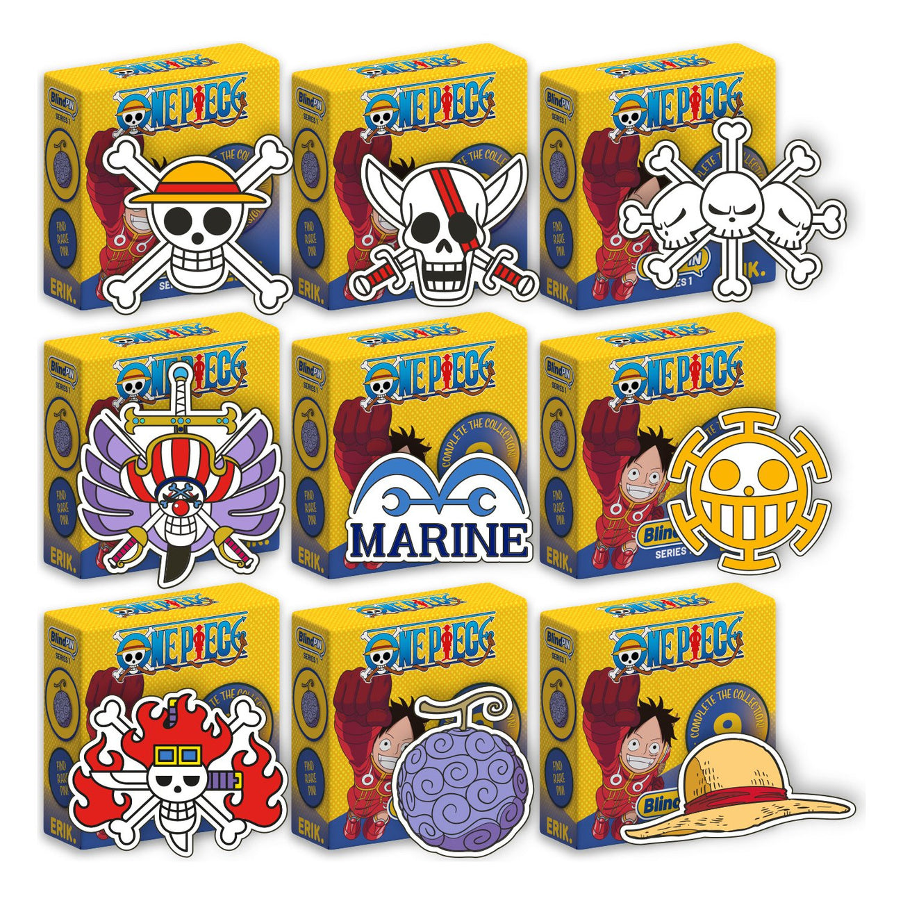 Immagine del prodotto One Piece - Spilla a sorpresa Serie 1