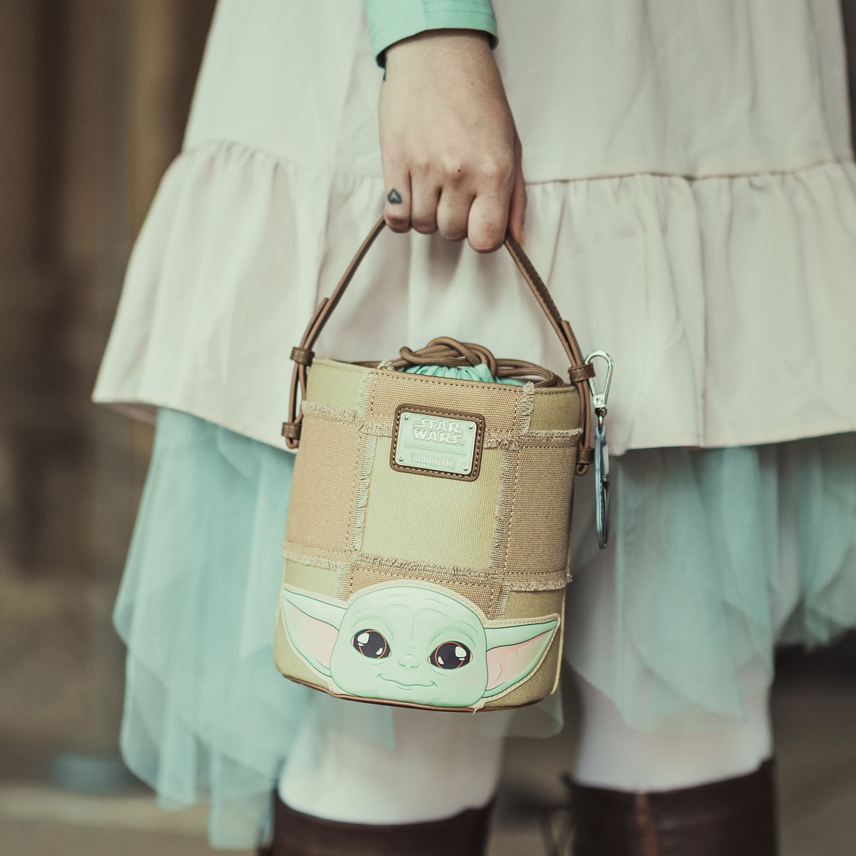 Immagine del prodotto Borsa a tracolla Grogu e Anzellan - Star Wars The Mandalorian