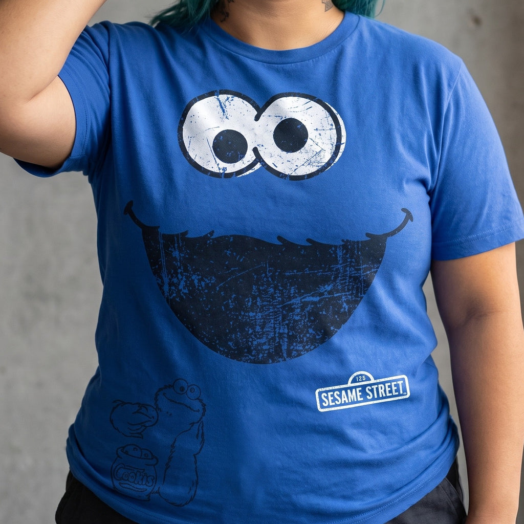 Immagine del prodotto Sesame Street - T-shirt blu Cookie Monster