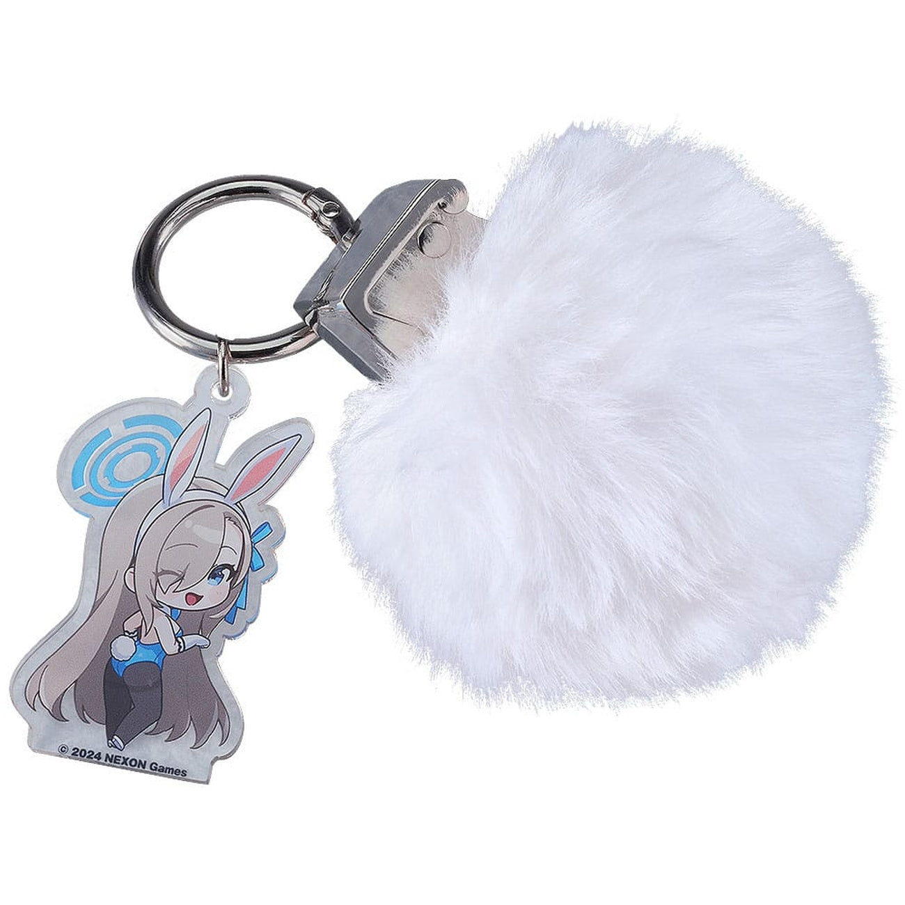 Immagine del prodotto Blue Archive - Portachiavi in acrilico granata Rabbit Tail di Asuna