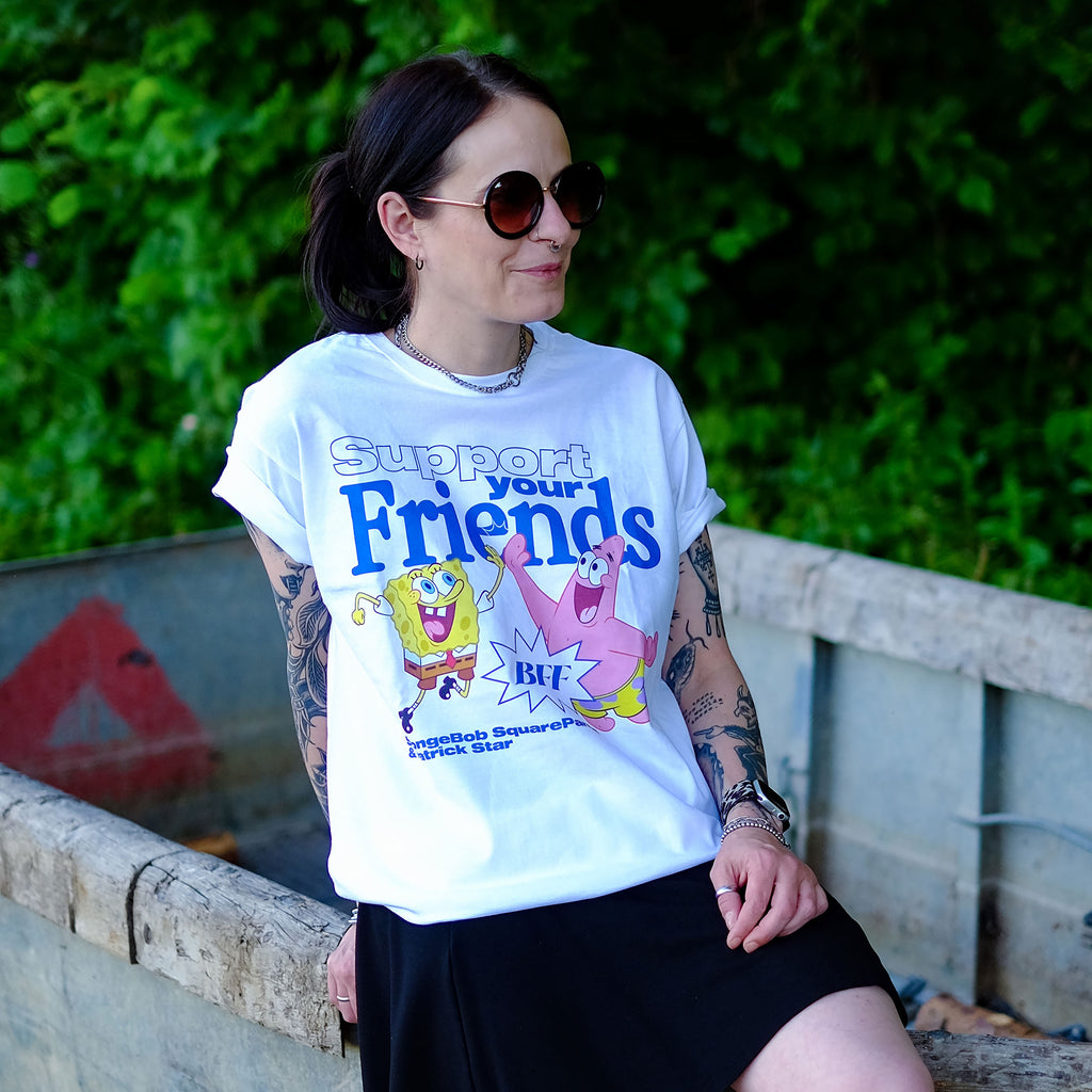 Immagine del prodotto T-shirt SpongeBob e Patrick Support Your Friends